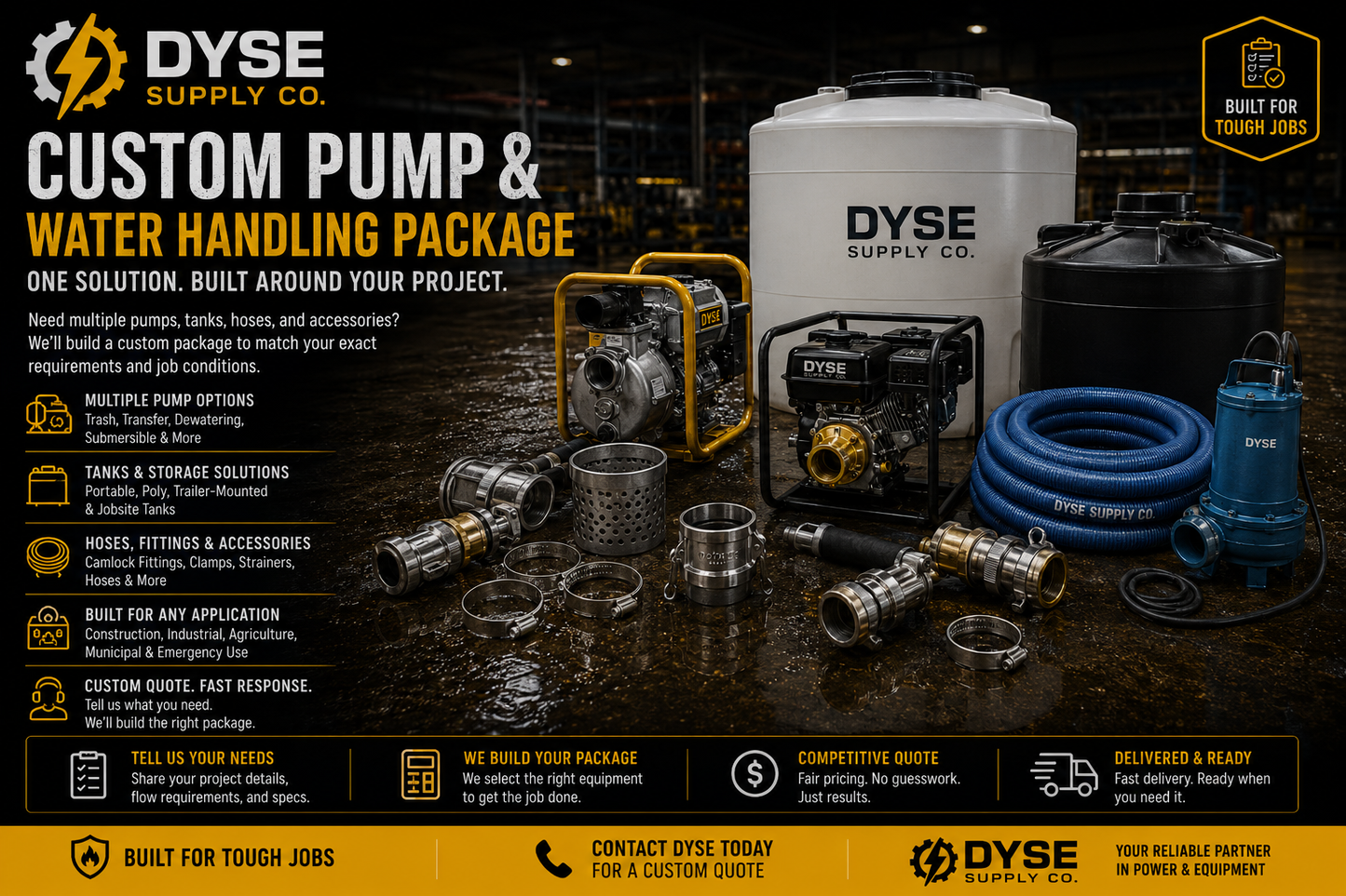 Custom Pump & Water Handling Package