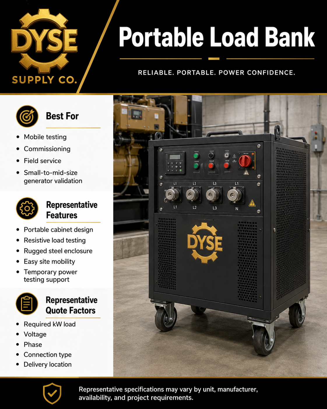 Load Banks & Generator Testing Support