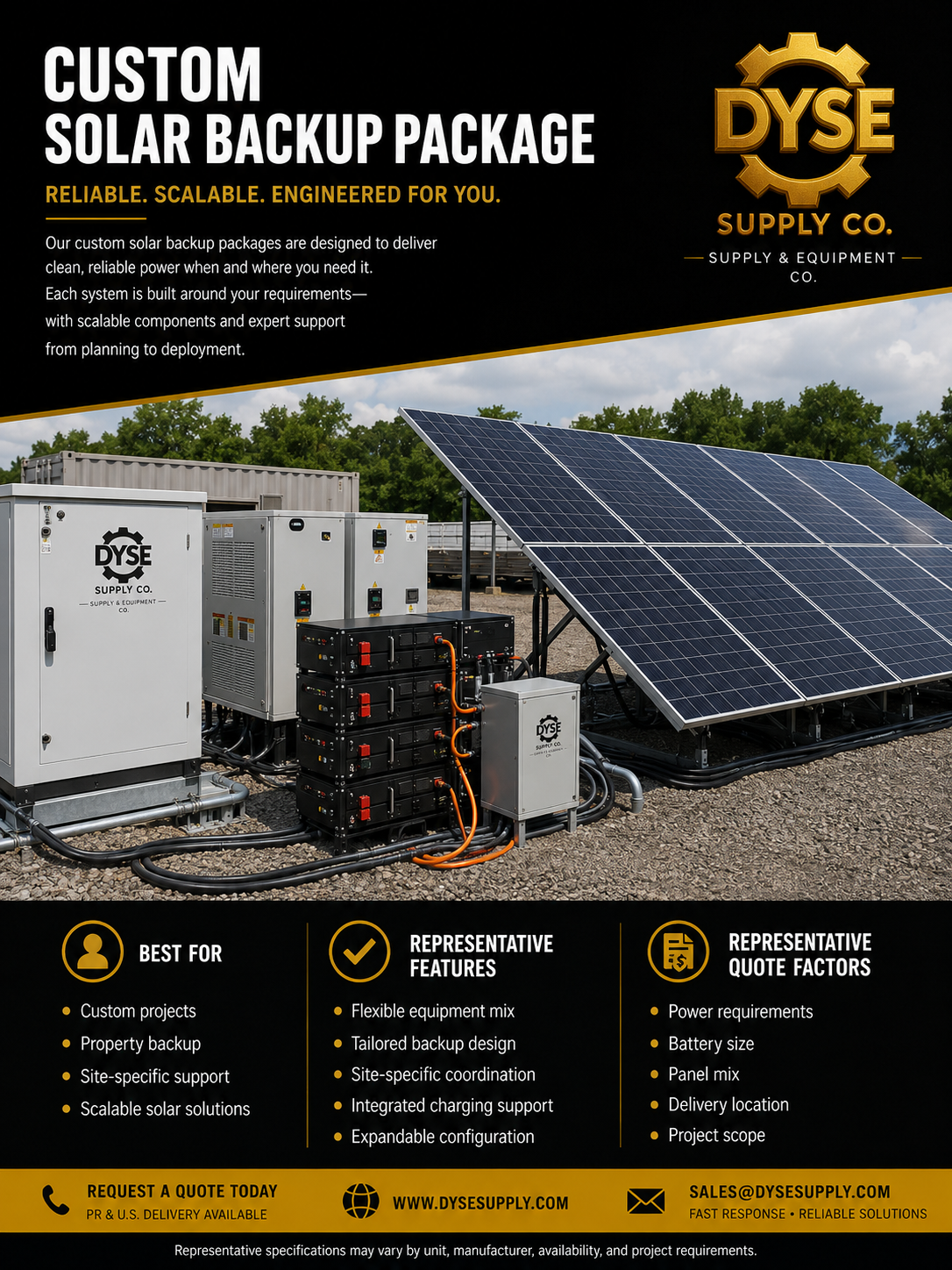 Solar Backup & Charging Systems