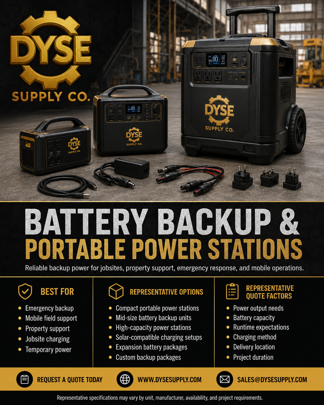 Battery Backup & Portable Power Stations