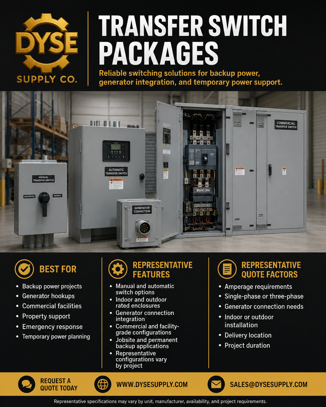Transfer Switch Packages