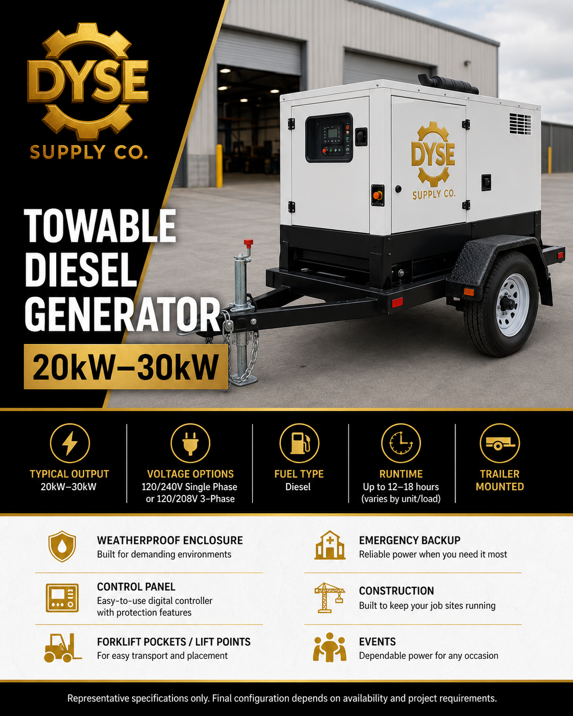 Towable Diesel Generators