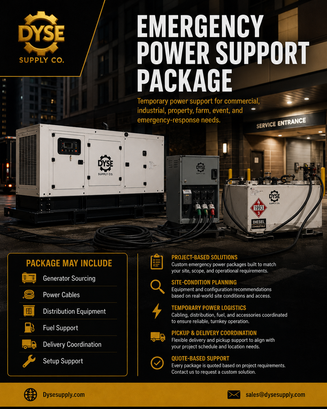 Emergency Power Support Package